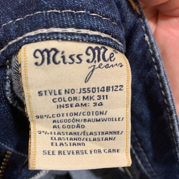 SALE❤️❤️❤️Miss me 🎹 boot cut distress jeans - Picture 4 of 16